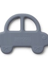 Liewood Gemma Silicone Teether - Car blue wave