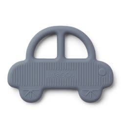 Liewood Gemma Silicone Teether - Car blue wave