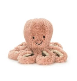 JellyCat Odell Octopus Tiny pink