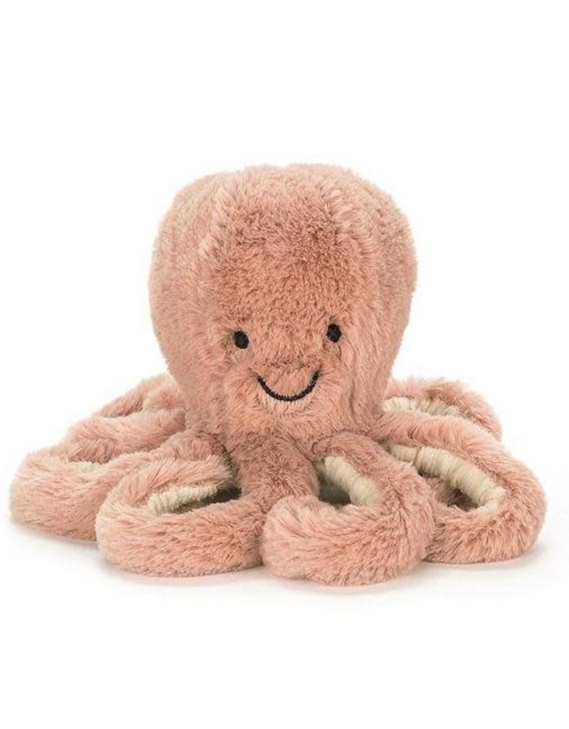 JellyCat Odell Octopus Tiny pink