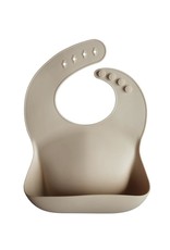 Mushie Bavoir en silicone -  beige