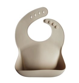 Mushie Bavoir en silicone -  beige