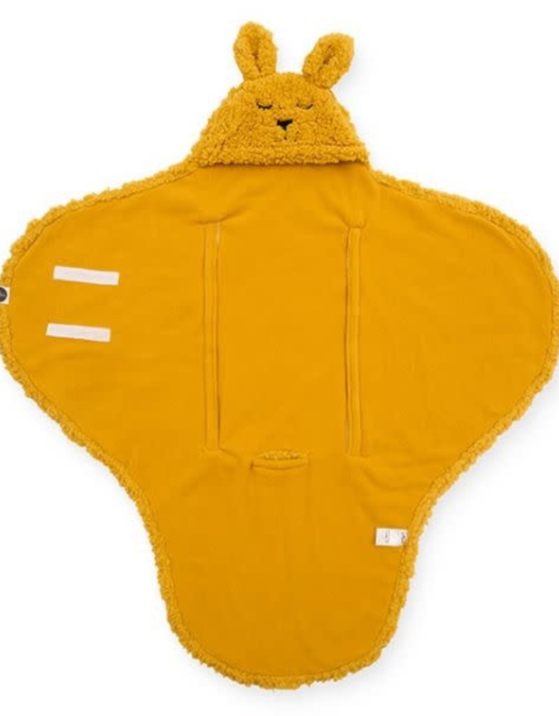 Jollein Wikkeldeken Bunny 100x105cm - Mustard