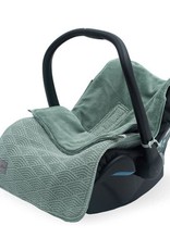 Jollein Voetenzak voor Autostoel & Kinderwagen - River Knit - Ash Green