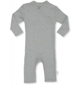 Konges Sløjd NEW BORN ONESIE DEUX - MILLE MARINE, FRENCH BLUE (2/3MDR)