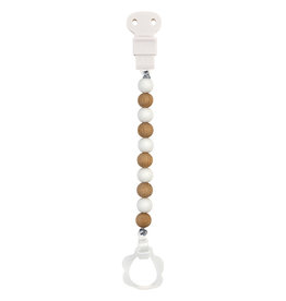 Nattou Fopspeenketting Silicone - Beige