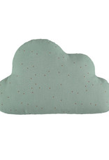 Nobodinoz Cloud cushion • toffee sweet dots eden green