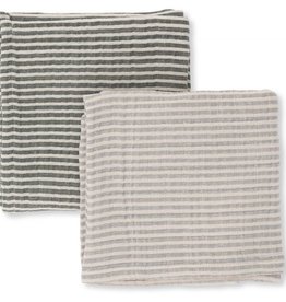 Konges Sløjd 2 pack muslin cloth striped boys