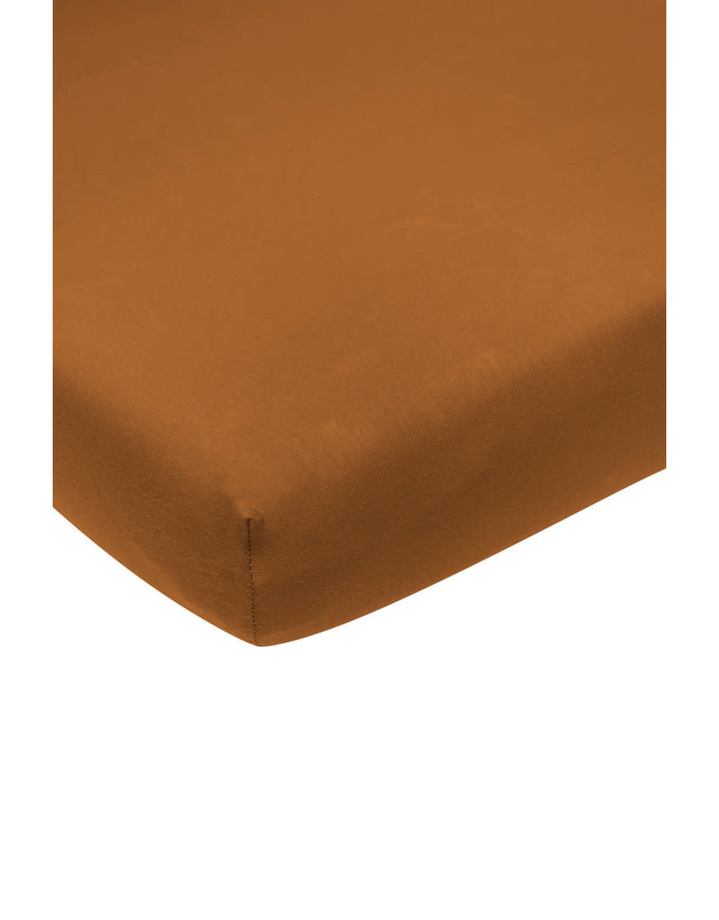 Meyco Jersey Hoeslaken - Camel - 60x120cm