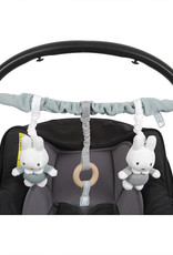 Tiamo Siège auto jouet vert tricot Miffy