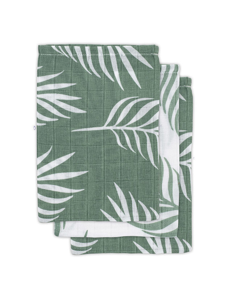 Jollein Hydrofiel Washandje Nature - Ash Green - 3 Stuks