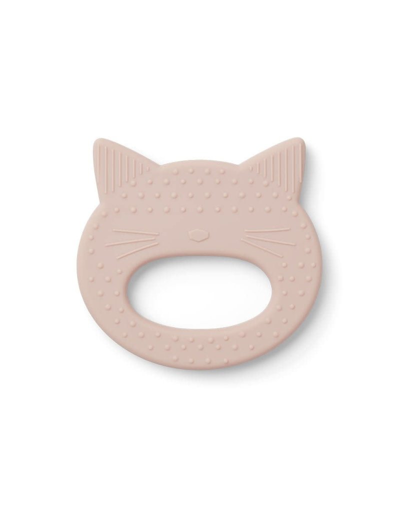Liewood Gemma Silicone Teether - Cat rose