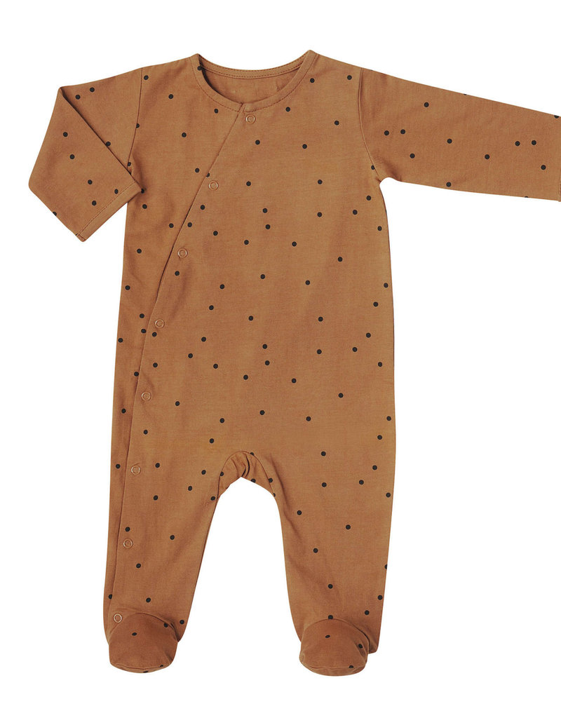 Bonjour Little Babysuit Dots Nut