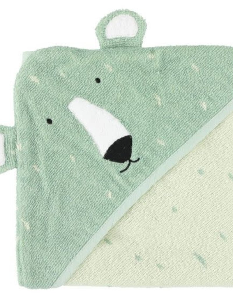 Trixie  Hooded towel | 75x75cm - Mr. Polar Bear