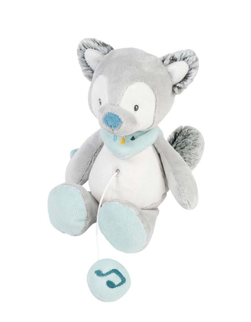 Nattou Muziek Knuffel Wolf Tim en Tiloo - 20cm