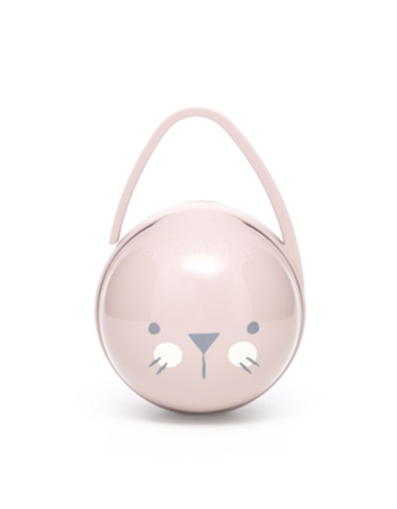 Suavinex Duo soother holder pink bunny