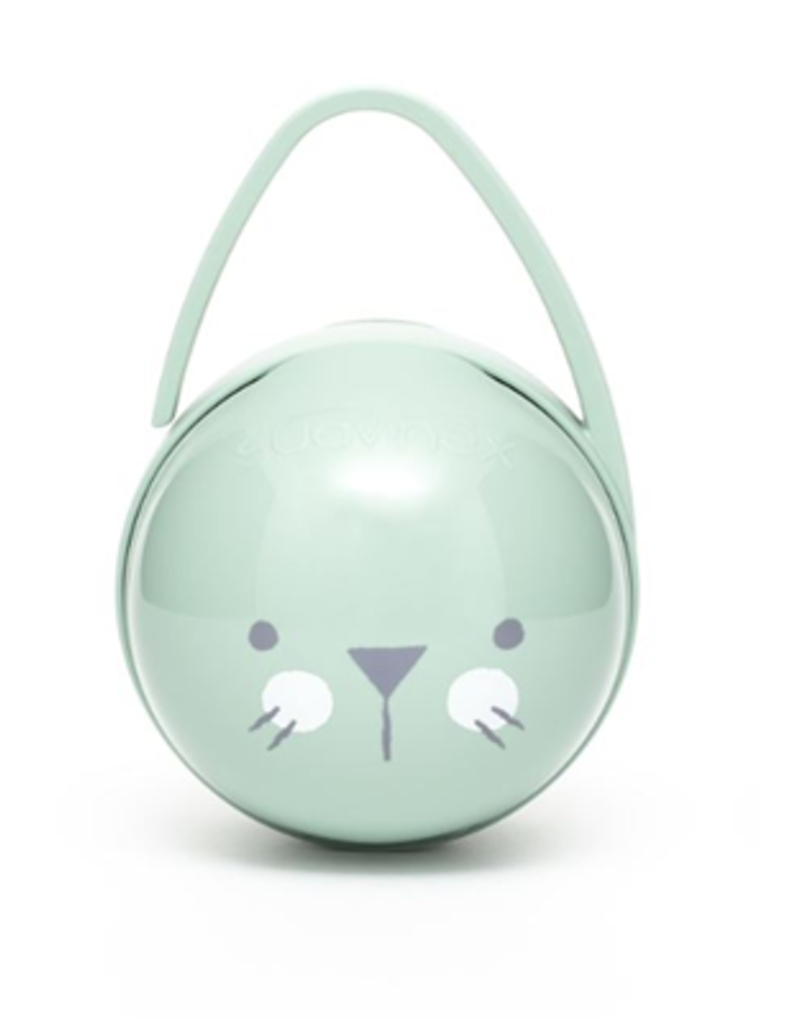 Suavinex Duo soother holder mint bunny