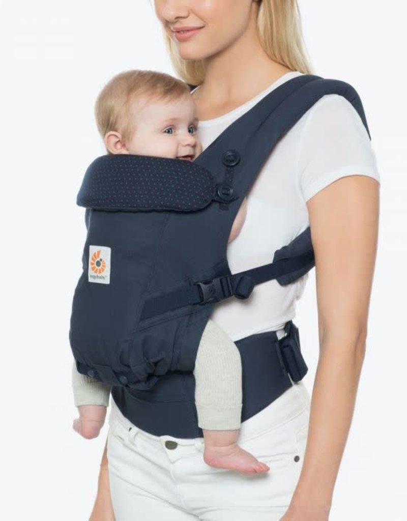 Ergobaby Adapt-Babydraagzak Navy Mini Dots