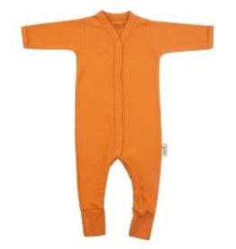 Timboo Babysuite longue tenue avec pieds inca rouille