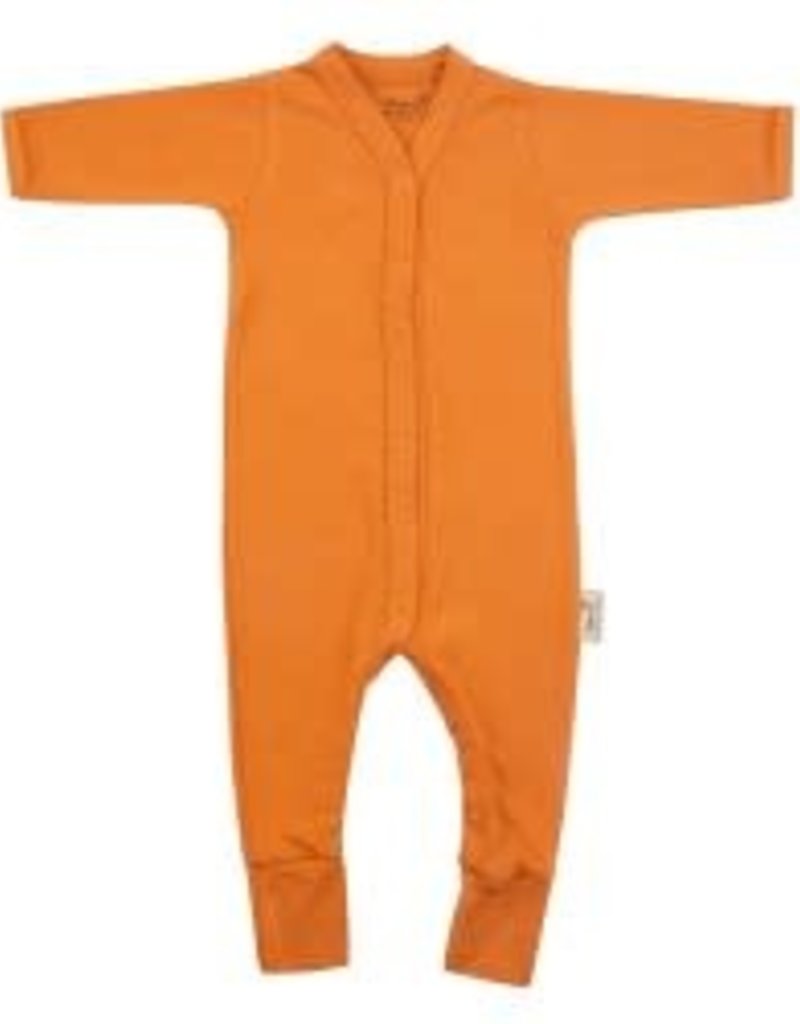 Timboo Babysuite longue tenue avec pieds inca rouille