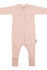 Timboo Baby suit longsleeve with feet misty rose