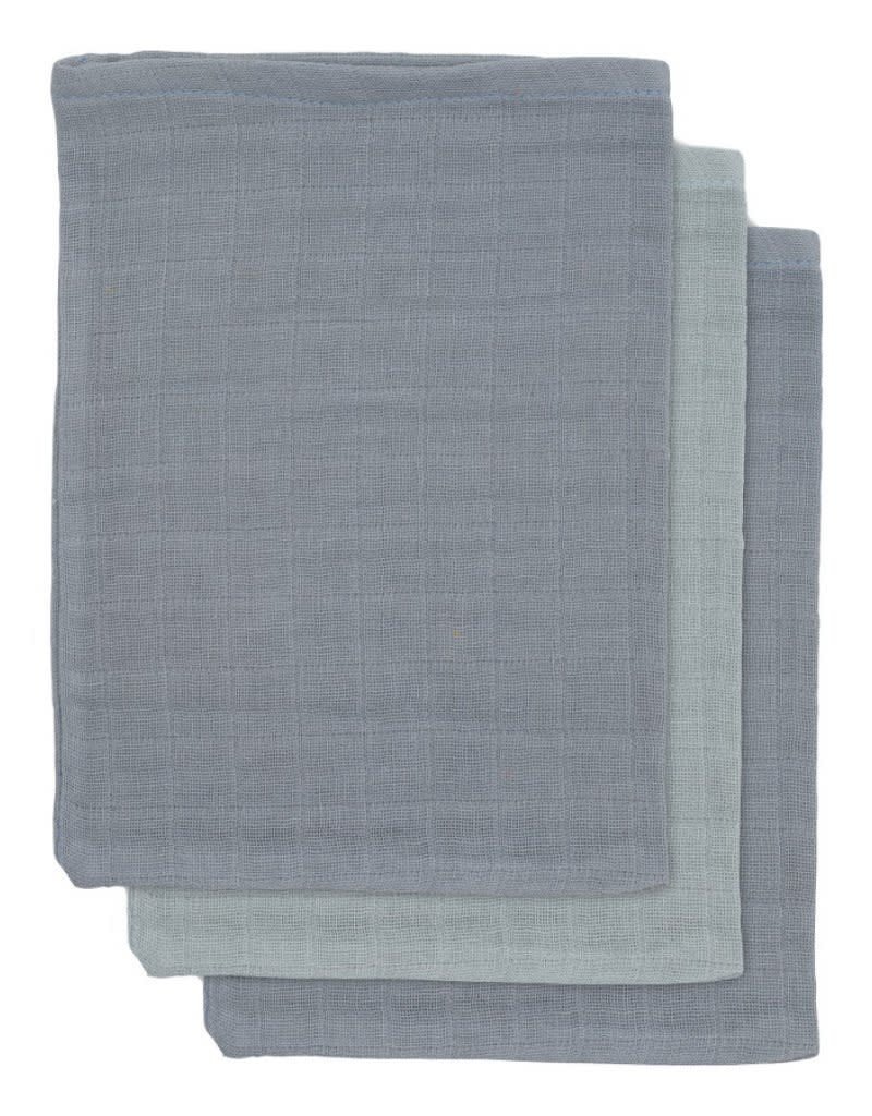 Jollein Hydrofiel Washandje Bamboe Katoen - Storm Grey - 3 Stuks