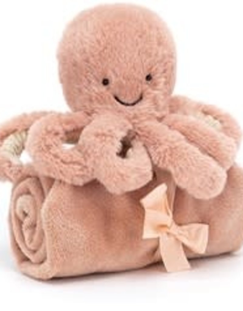 JellyCat Soother octopus roze