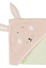 Trixie Handdoek met kap | 75x75cm - Mrs. Rabbit