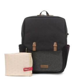 Babymel George eco Changing Backpack Black/Tweed