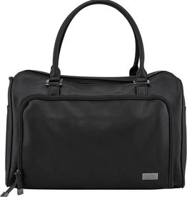 Isoki Sac à langer Double Zip Satchel Onyx Black