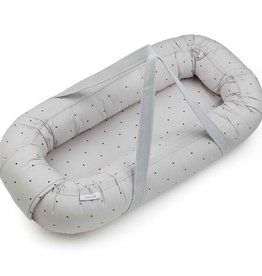 Liewood Gro Babylift / Baby nest - Classic dot dumbo grey