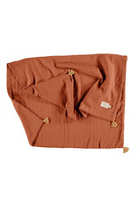 Nobodinoz Treasure summer blanket • toffee