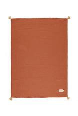 Nobodinoz Treasure summer blanket • toffee