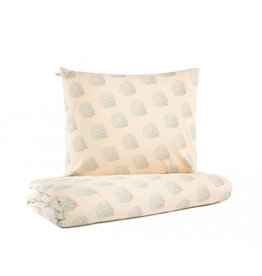 Nobodinoz Himalaya duvet cover • blue gatsby cream • Crib