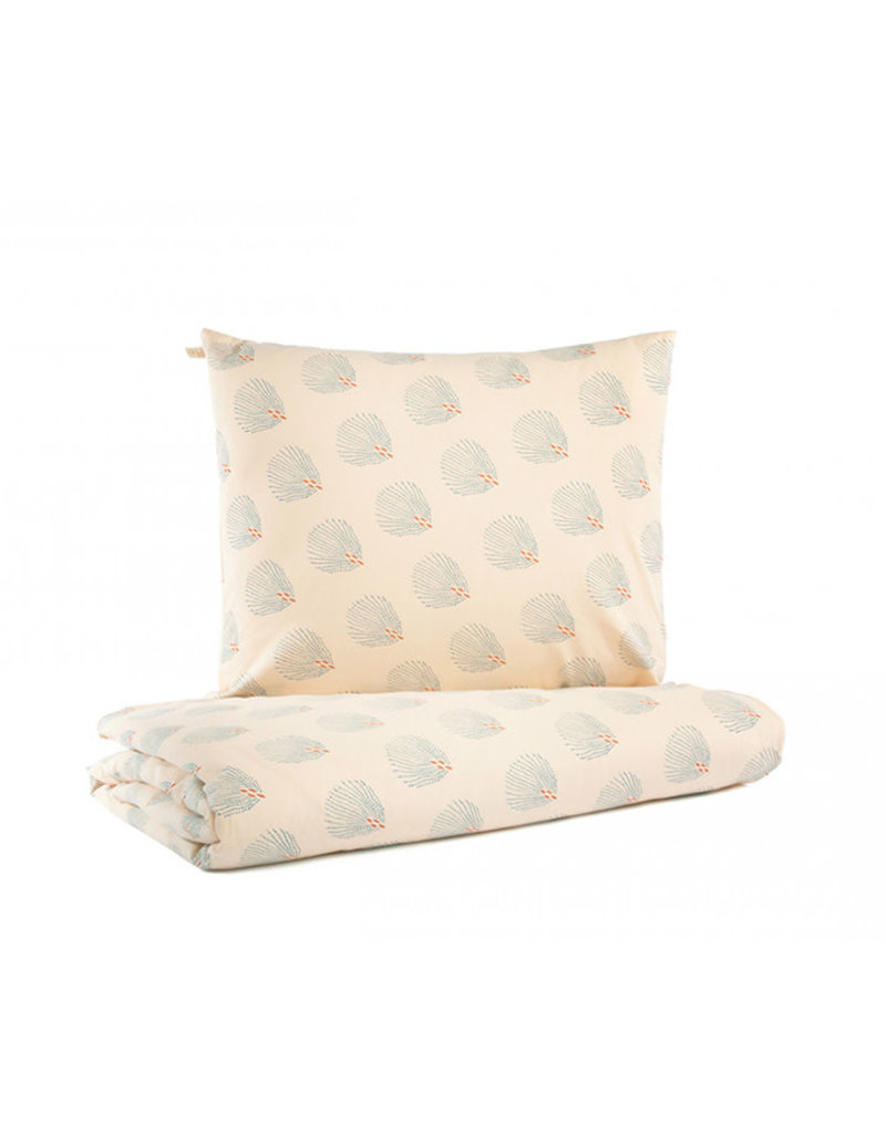 Nobodinoz Himalaya duvet cover • blue gatsby cream • Crib