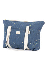 Nobodinoz Paris changing bag • gold stella night blue