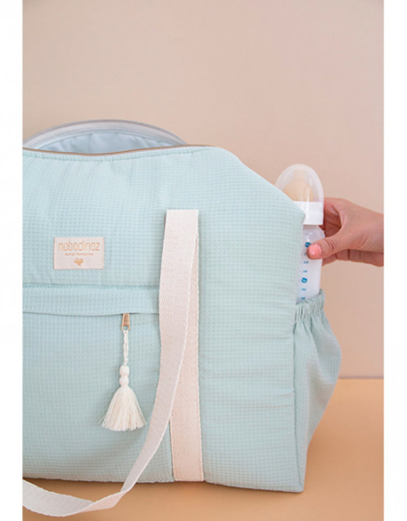 Nobodinoz Opera waterproof maternity bag • aqua