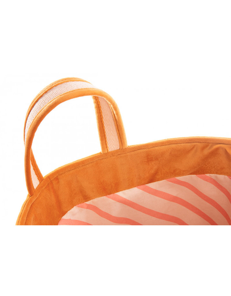 Nobodinoz Sac à jouets Savanna • velvet farniente yellow