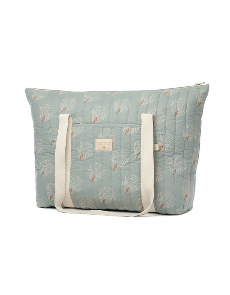 Nobodinoz Sac à langer Paris • white gatsby antique green