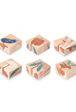 Nobodinoz Veggies wooden cubes