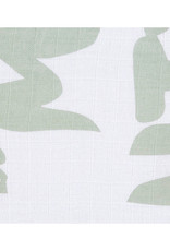 Lässig Lässig - Swaddle & Burp Blanket L 3pcs Little Spookies Olive