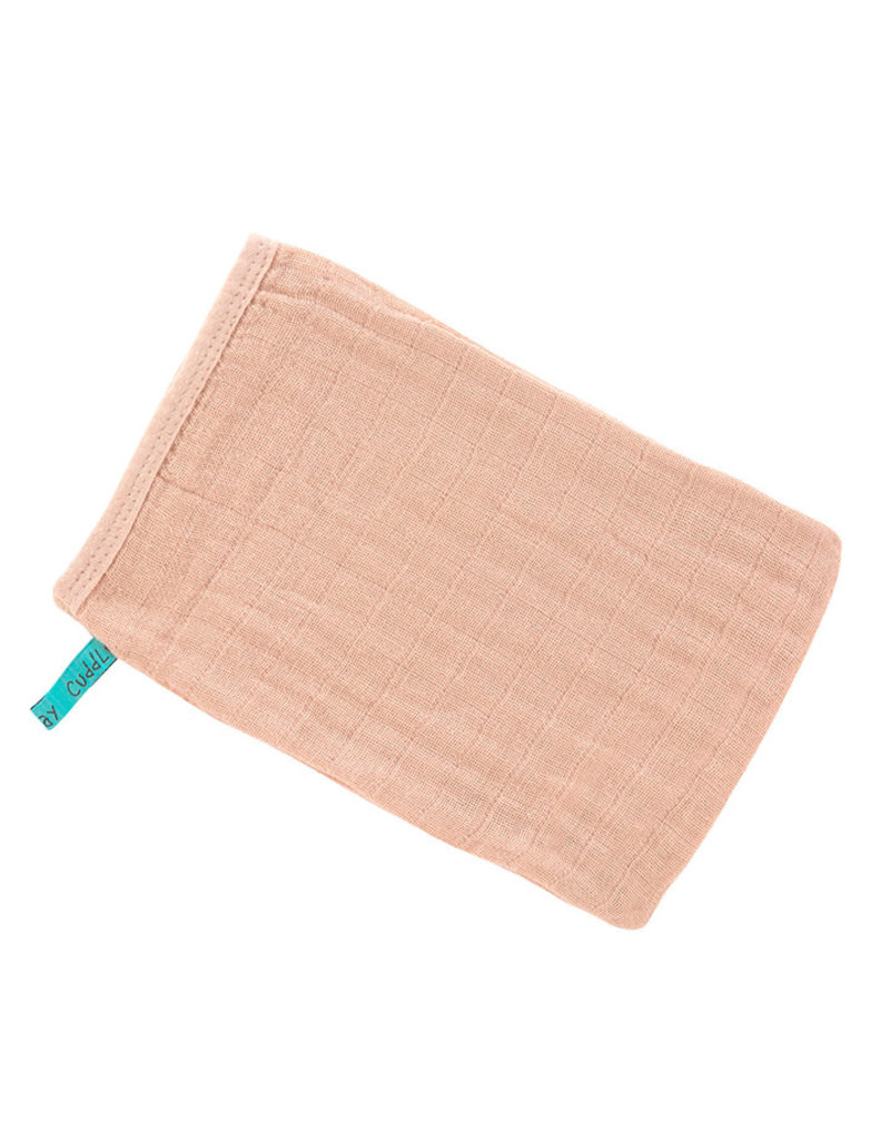 Lässig Lässig - Muslin Wash Glove Set Light pink