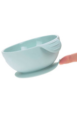 Lässig Bol pour enfants en silicone - bleu