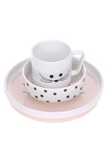 Lässig Lässig - Dish Set Porcelain Little Chums Cat