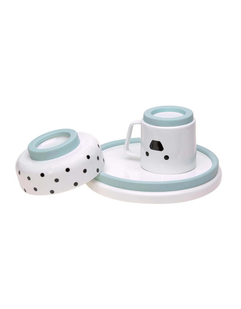 Lässig Coffret repas en porcelaine - Little Chums Chien