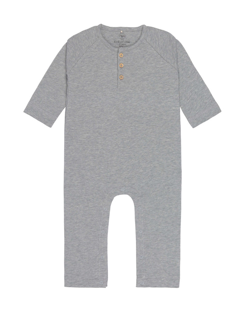 Lässig Baby Overall, Heather grey mélange 50