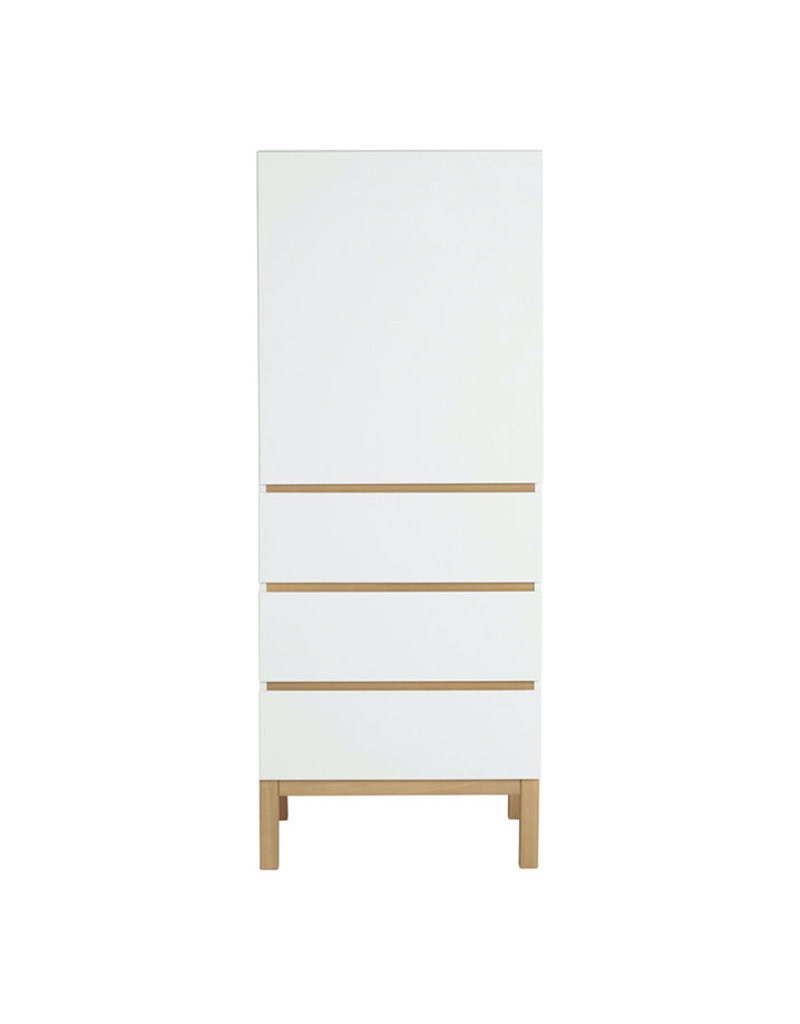 Quax Indigo Kast 1 Deur + 3 Lades - White