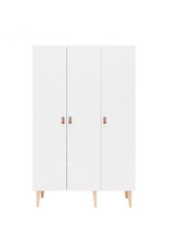 Bopita Armoire 3-portes Indy Blanc/Naturel