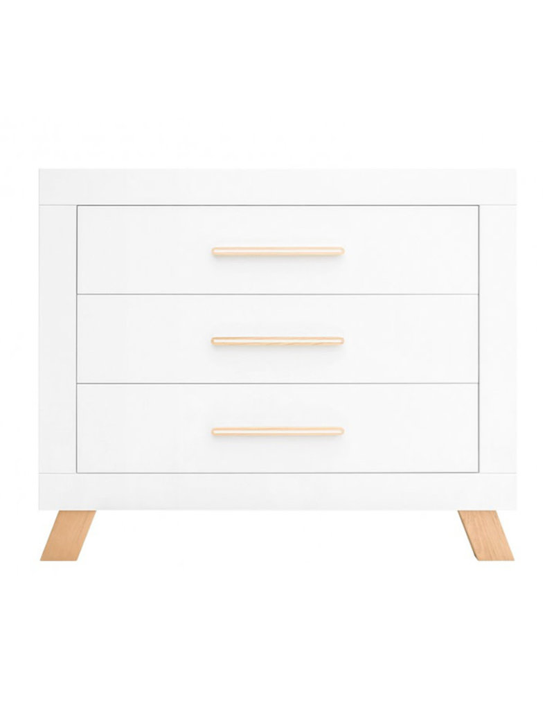Bopita Commode avec 3 tiroirs Lisa Blanc/Naturel