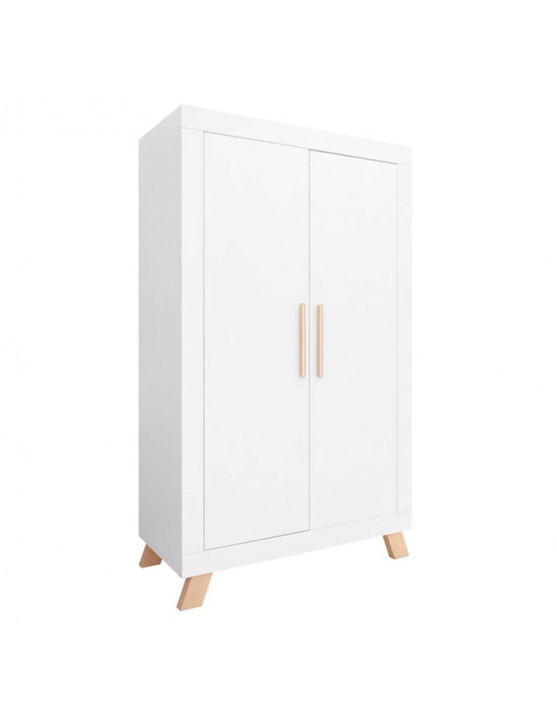 Bopita Armoire 2-portes Lisa Blanc/Naturel